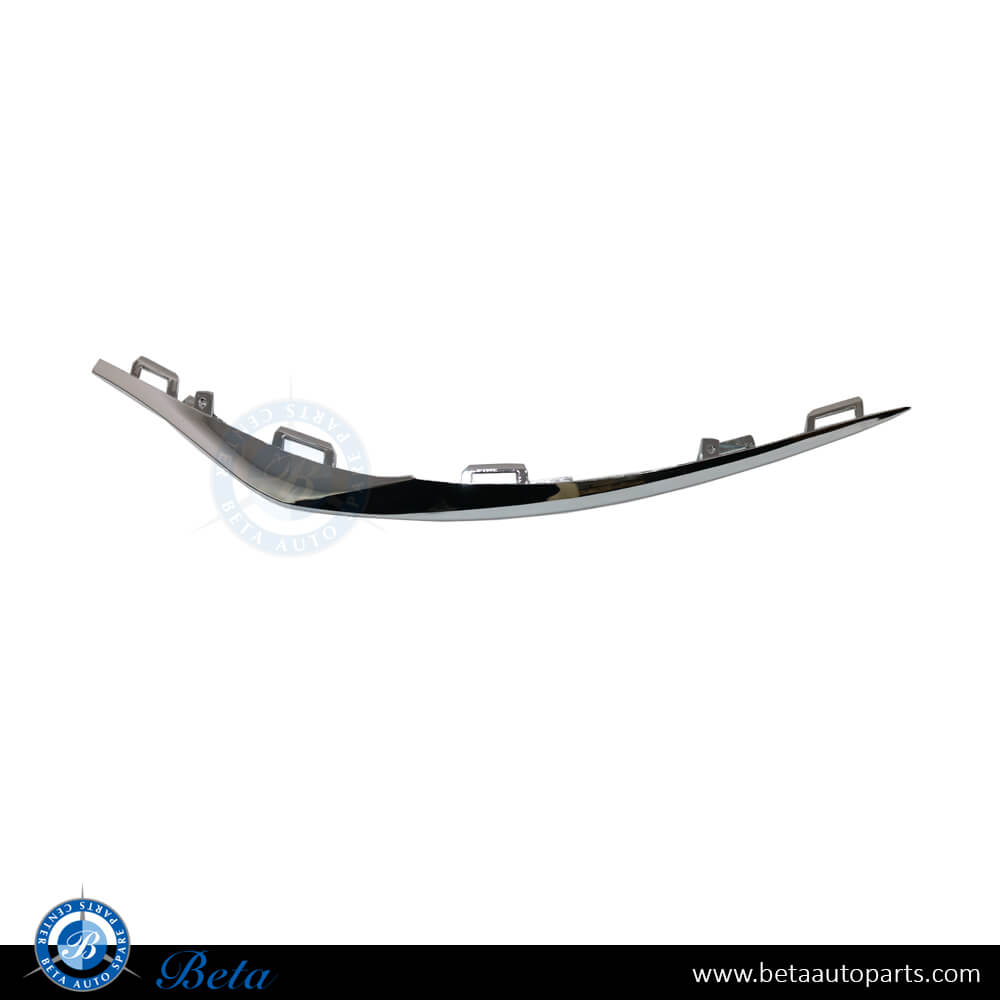 Left Side Front Bumper Chrome Moulding for Mercedes CLA-Class C117 2017-2018 models, Part Number 1178855000 Left Side Front Bumper Chrome Moulding for Mercedes CLA-Class C117 2017-2018 models, Part Number 1178855000